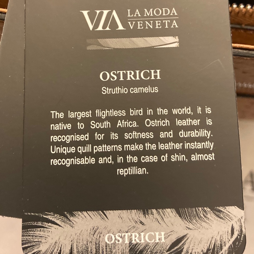 Ostrich BACKPACK - Quality Leather Shoulder Bag Purse - Picture 11 of 14